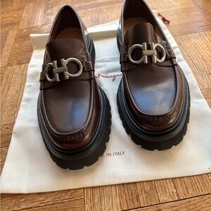 Salvatore Ferragamo Bleecker Leather Loafer
